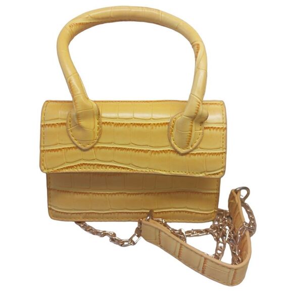 💝(3/$25) Public Desire The Alora Yellow Mini Bag - Picture 1 of 4